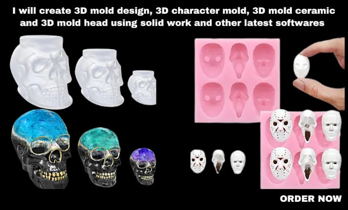 Gig Preview - Do 3d molding plastic mold fiberglass moid injection mold