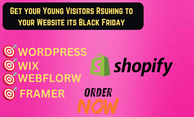 Gig Preview - Do black friday store black friday shopify store shopify black friday christmas