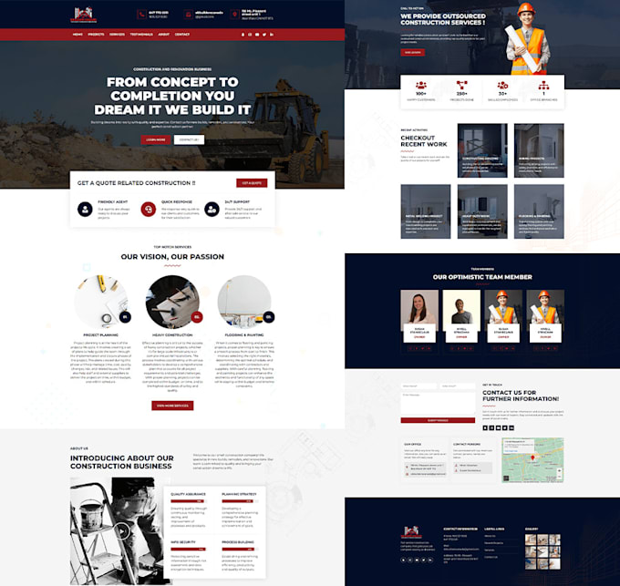 Bestseller - build construction website,plumbing,roofing and handyman website in wordpress