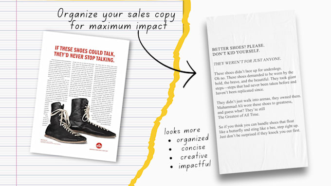 Gig Preview - Make professional sales copy that turns visitors into buyer