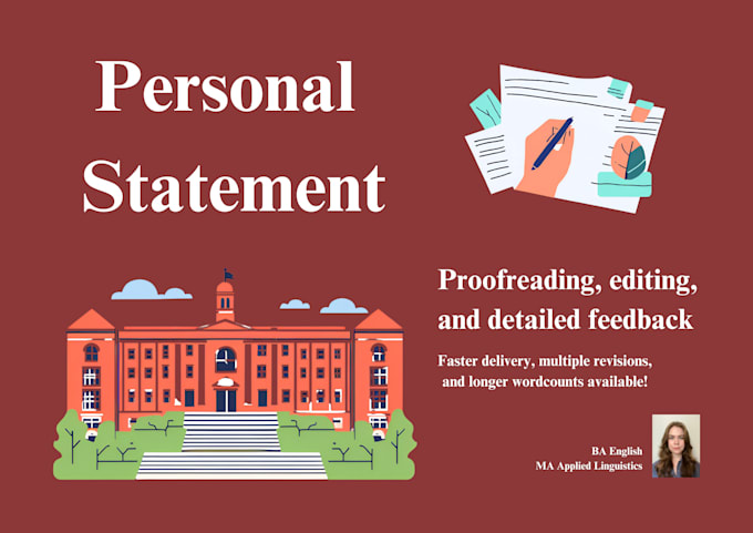 Bestseller - proofread and edit your personal statement