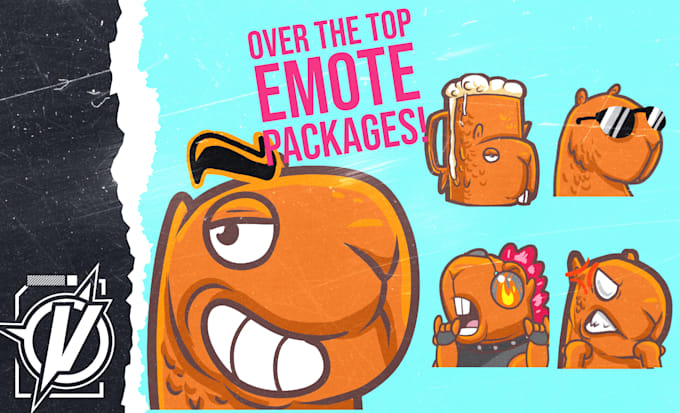 Gig Preview - Draw and design fantastic emote package for your channel