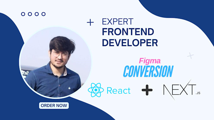 Gig Preview - Convert figma to react js next js website design with tailwind css