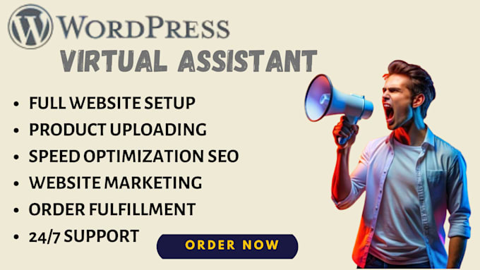 Gig Preview - Be your trusted wordpress virtual assistant, manager for sales boost marketing