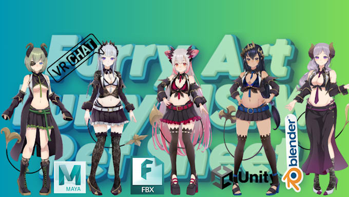 Gig Preview - Upload vrc avatar vrchat world vr game ac vr character vroid model