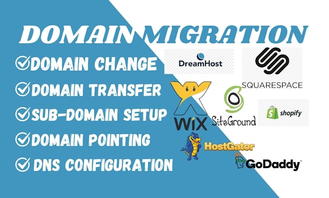 Gig Preview - Migrate, transfer, configure, setup, point, from old host to a new one