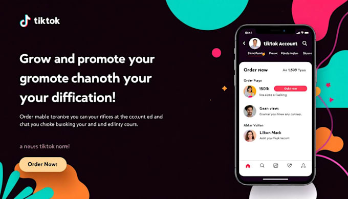 Gig Preview - Grow and promote your tiktok account organically