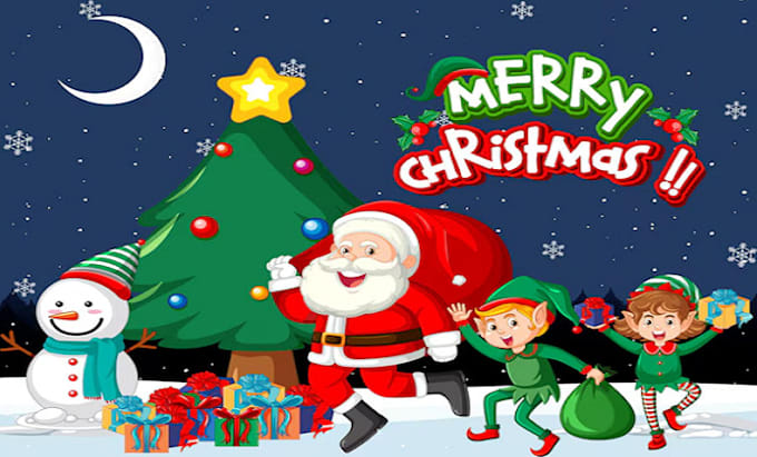 Gig Preview - 3d christmas animation video, merry christmas, santa caus, 3d happy new years