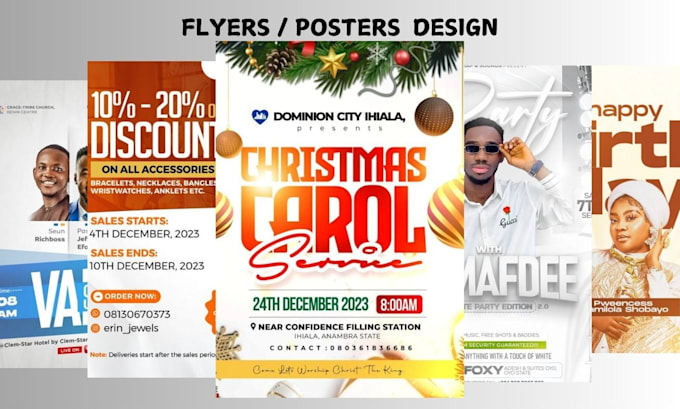 Gig Preview - Design dj, christmas, church, business, event, party and motion flyer