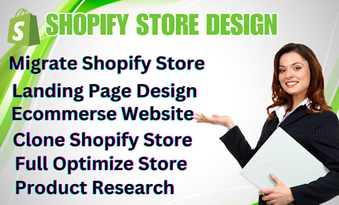 Gig Preview - Clone, duplicate,customize shopify store and migrate shopify store