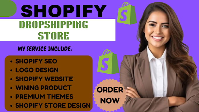 Gig Preview - Design and redesign shopify dropshipping store, shopify development