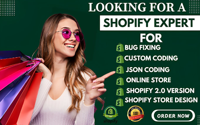 Gig Preview - Update fix shopify 2 0 custom liquid json coding bigbuy shopify sections plugin