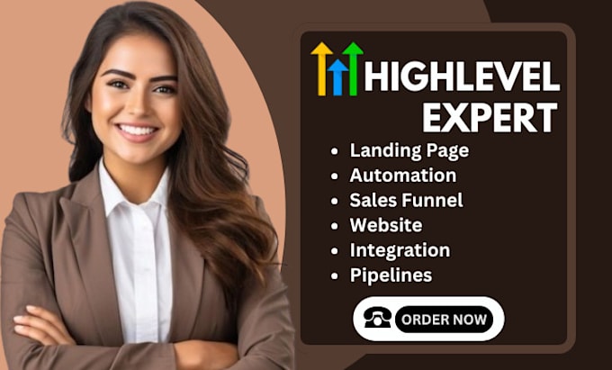 Gig Preview - Gohighlevel landing page, gohighlevel, gohighlevel sales funnel, ghl website