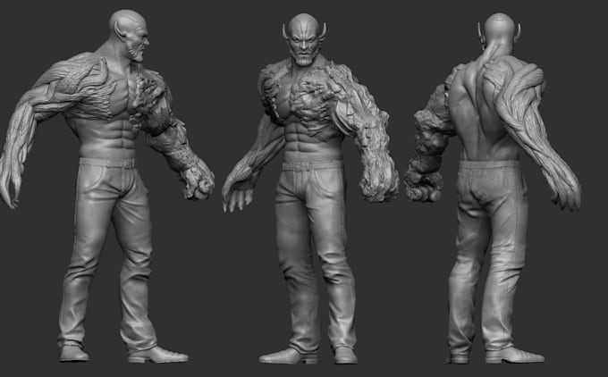 Gig Preview - 3d character design 3d model 3d sculpting  3d character model