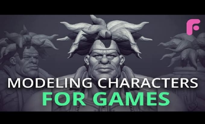 Gig Preview - Create a 3d character model for games or film