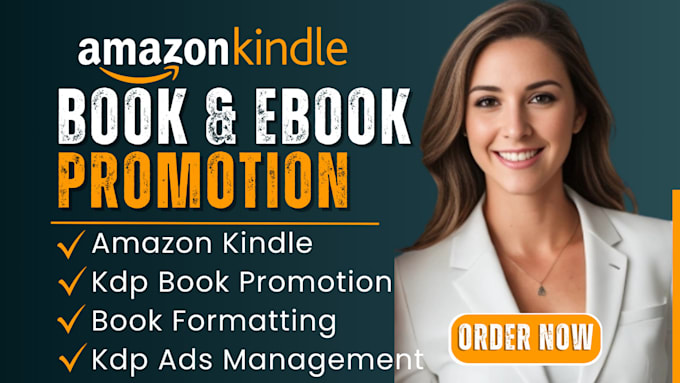 Gig Preview - Do book formatting for amazon, kdp book promotion, amazon kdp book publishing