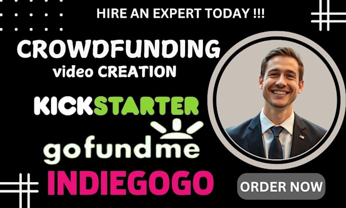 Gig Preview - Do crowdfunding campaign video for your kickstarter indiegogo gofundme campaign