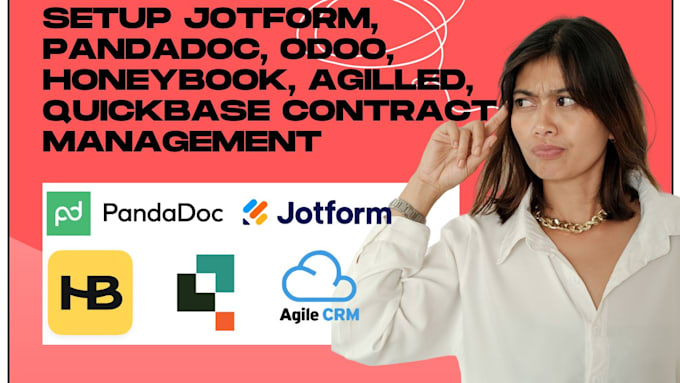 Gig Preview - Setup jotform, pandadoc, odoo, honeybook, agilled, quickbase contract management