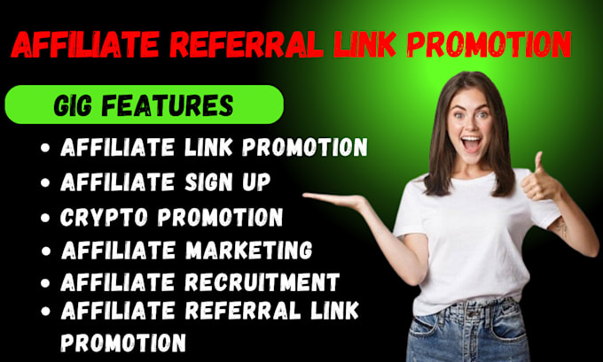 Bestseller - do affiliate referral link promotion crypto promotion affiliate link sign up