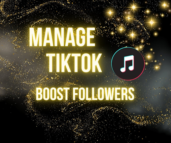 Gig Preview - Manage your tiktok to grow with real and organic followers