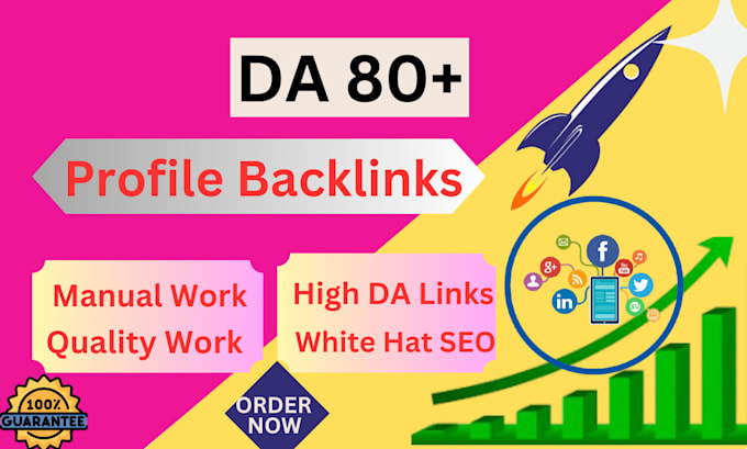 Gig Preview - Create 30 high authority da 80plus SEO backlinks