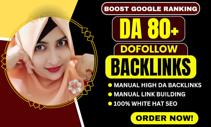 Gig Preview - Provide high da 80 plus profile backlinks from 50 website