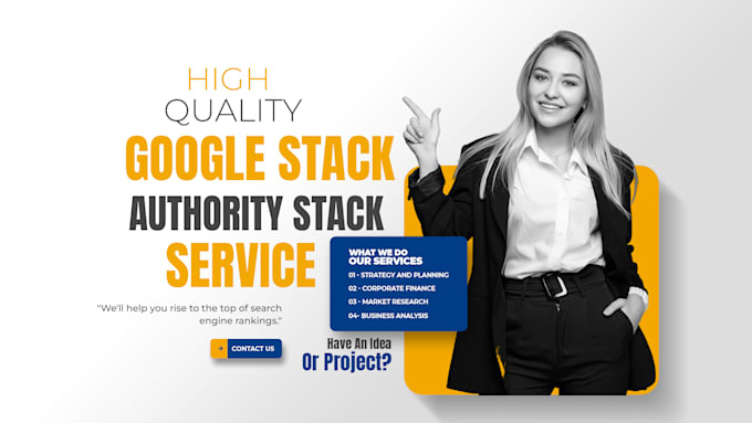 Gig Preview - Boost your website SEO with google authority stacking for ranking