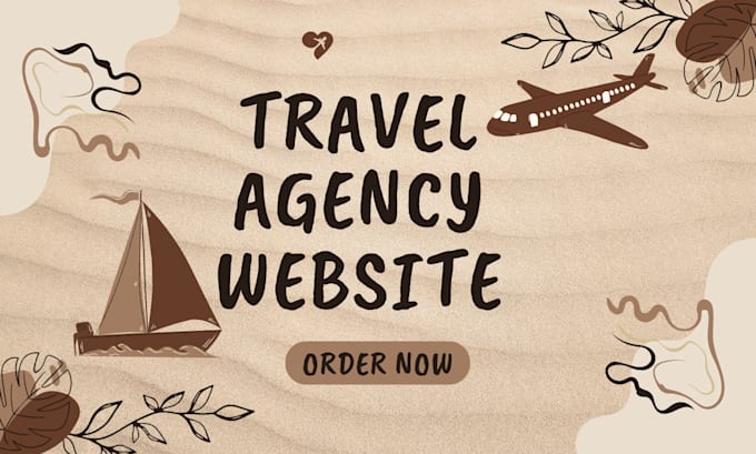 Gig Preview - Design a modern and responsive travel agency website