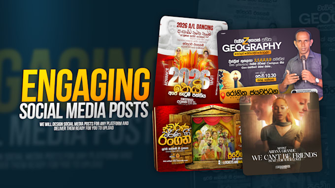 Gig Preview - Design engaging social media posts