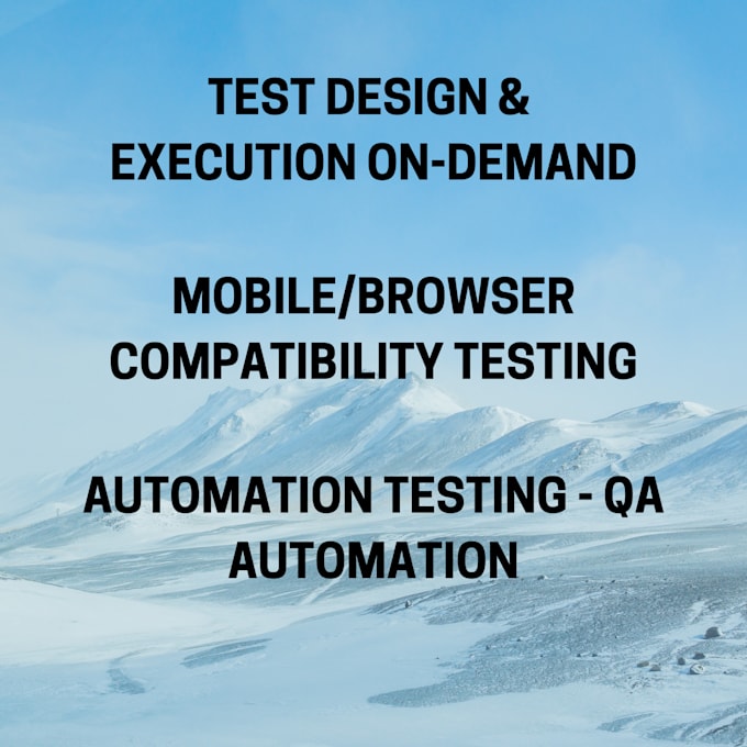 Bestseller - do functional UI automation testing on web and mobile