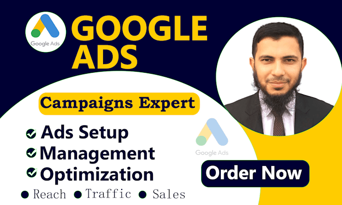 Gig Preview - Set up your google ads adwords PPC campaigns