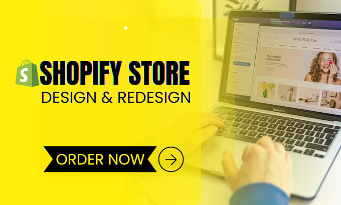 Gig Preview - Create shopify store, design redesign shopify website, shopify dropshipping