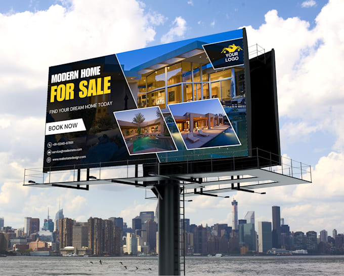 Gig Preview - Design eye catching banners for real estate billboards