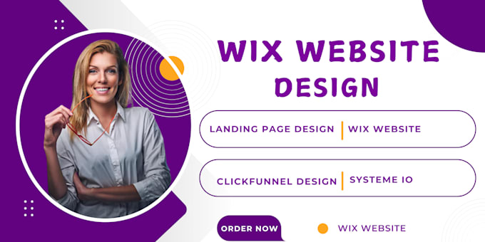 Gig Preview - Redesign wix website, wix landing page, clickfunnel, sales funnel, systemeio