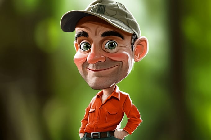 Gig Preview - Do a  design cartoon portrait, caricature