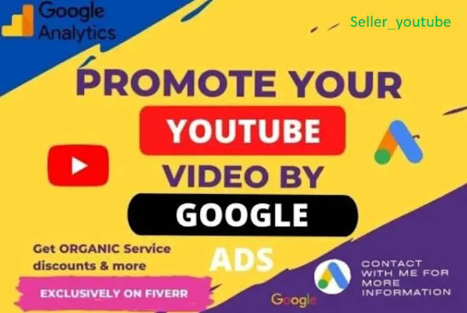 Gig Preview - Do professional youtube promotion via google ads to gain views