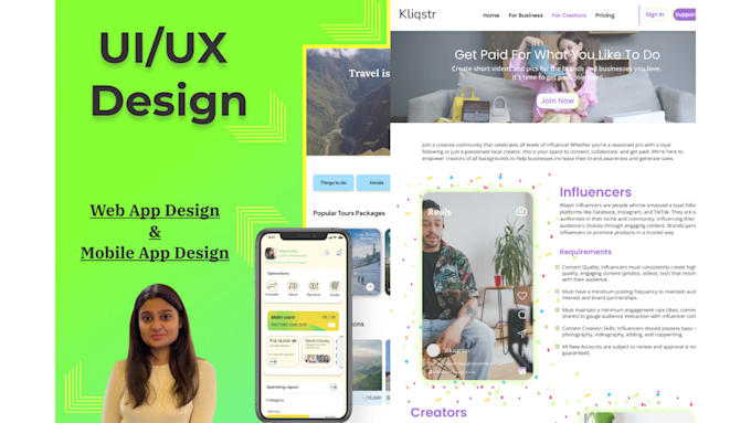 Gig Preview - Do figma website, web ui ux design, figma app design