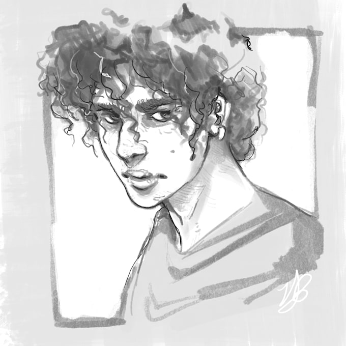 Gig Preview - Draw a digital manga style portrait