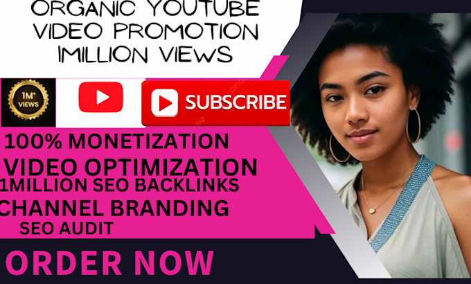 Gig Preview - Youtube usa  video promotion  video monetization to 1million views