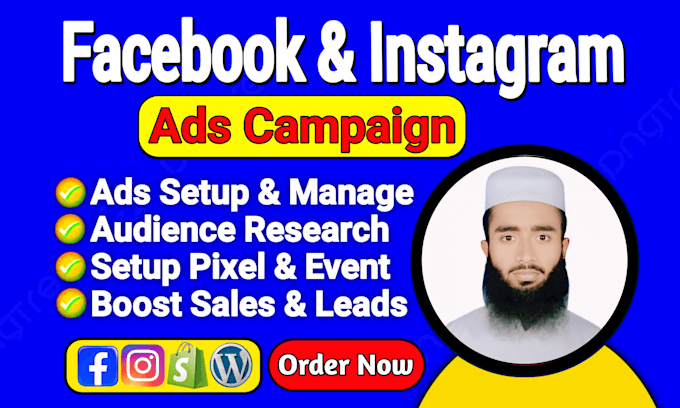 Gig Preview - Setup facebook ads campaign for leads and sales manage ig ad