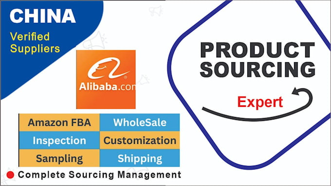 Gig Preview - Be your product sourcing agent from ali baba and china