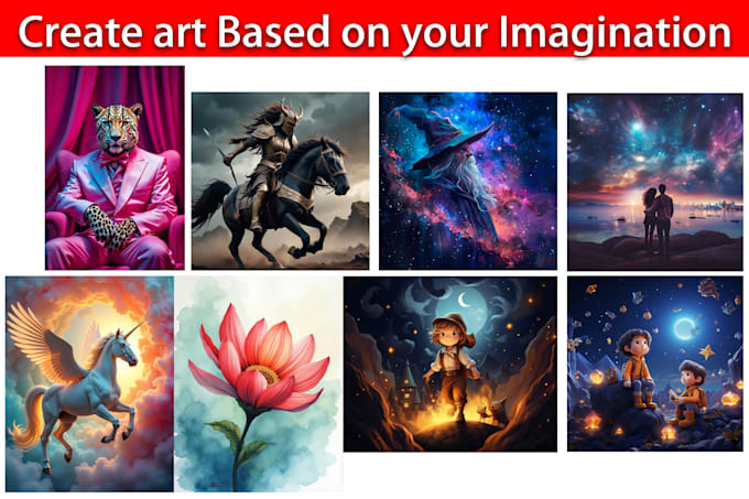 Gig Preview - Create mesmerizing ai generated concept art with midjourney