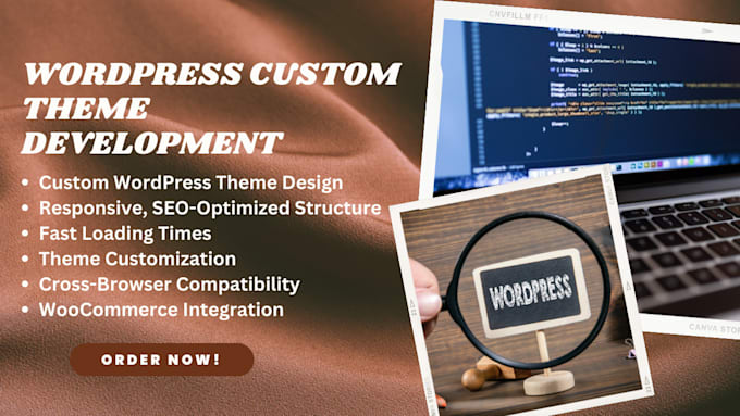 Gig Preview - Custom wordpress theme development,theme customization,elementor pro integration