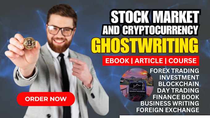 Gig Preview - Write stock market ebook, finance, forex trading, business book and lead magnet