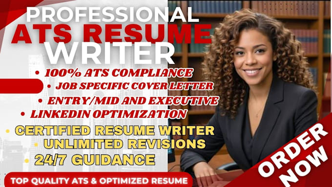 Gig Preview - Create an ats optimized resume, cover letter, linkedin profile and healthcare CV