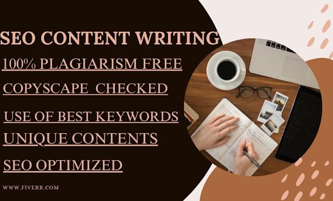 Gig Preview - Be your SEO content writer article writing and blog post