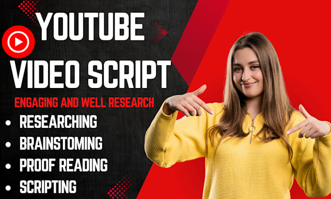 Gig Preview - Write engaging and viral youtube video script for your channel