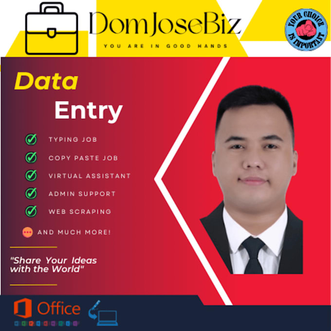 Bestseller - provide highest quality data entry in low price