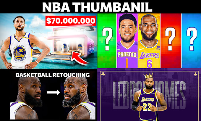 Gig Preview - Basketball or nba youtube thumbnails