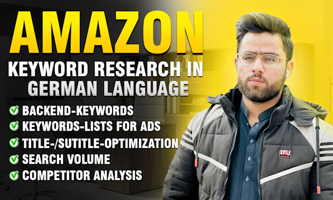 Gig Preview - Create amazon keyword research, write product seo tittle description for listing